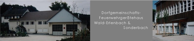 RefB.1 Dorfgemeinschaftshäuser Wald-Erlenbach Sonderbach Feuerwehrgerätehaus LP6-9