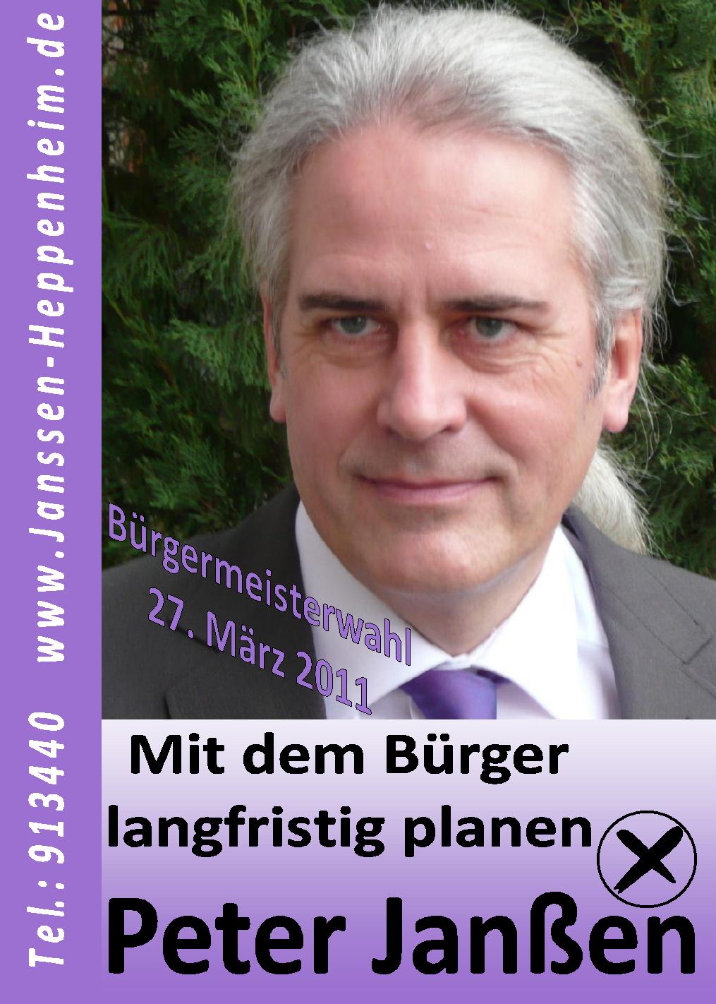 Wahlplakat 2010